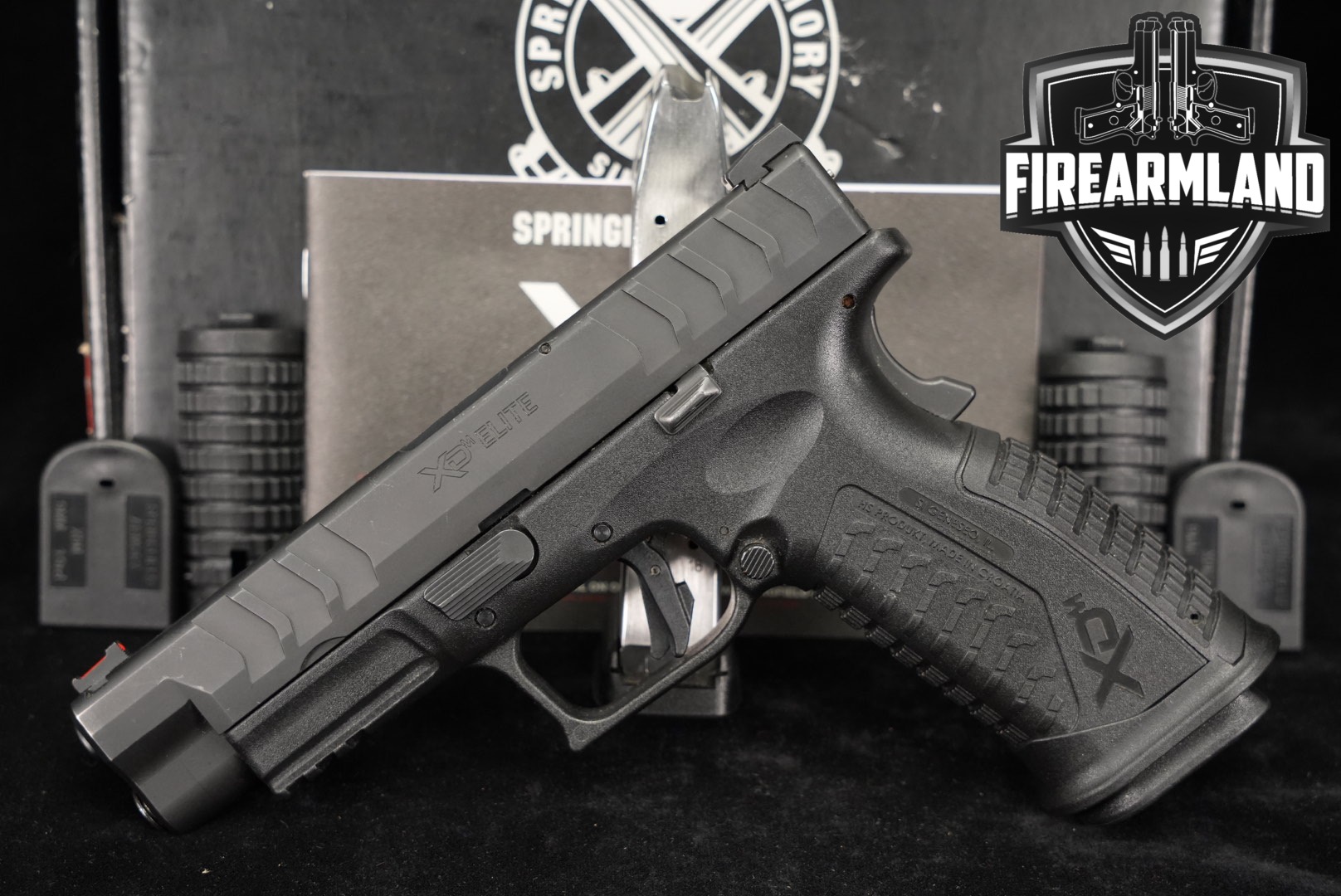 Springfield Armory XD-M Elite 9-mm 4.5" XDM +2 MAGS & ORIG BOX-img-0