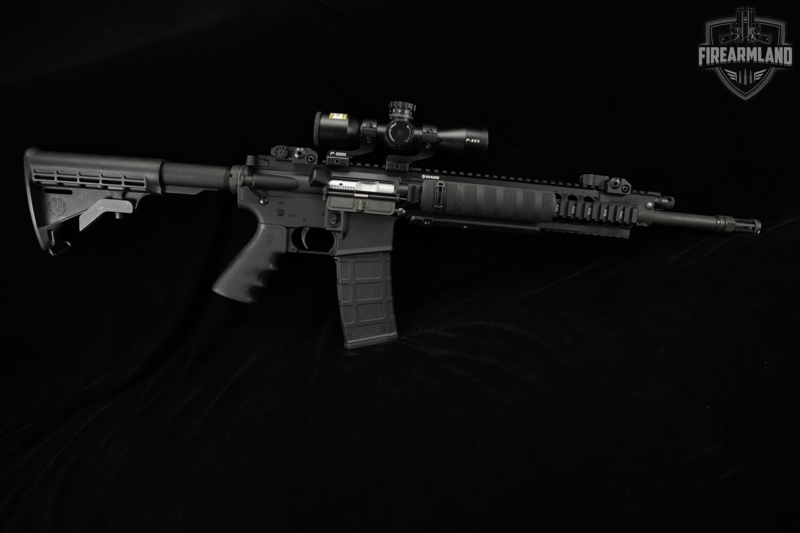 Ruger SR-556 5.56 NATO AR-15 AR15 SR556 Short-stroke Piston +NIKON SCOPE-img-2
