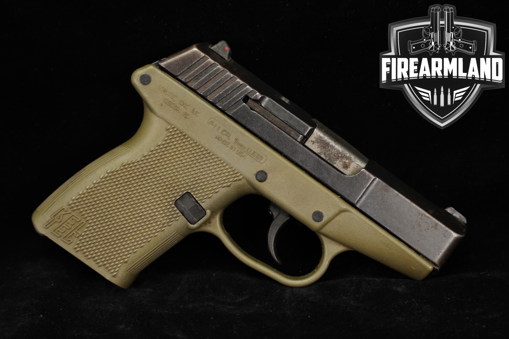 Kel-Tec P-11 9mm 3.1" Two-Tone Blued & Green KelTec P11-img-0