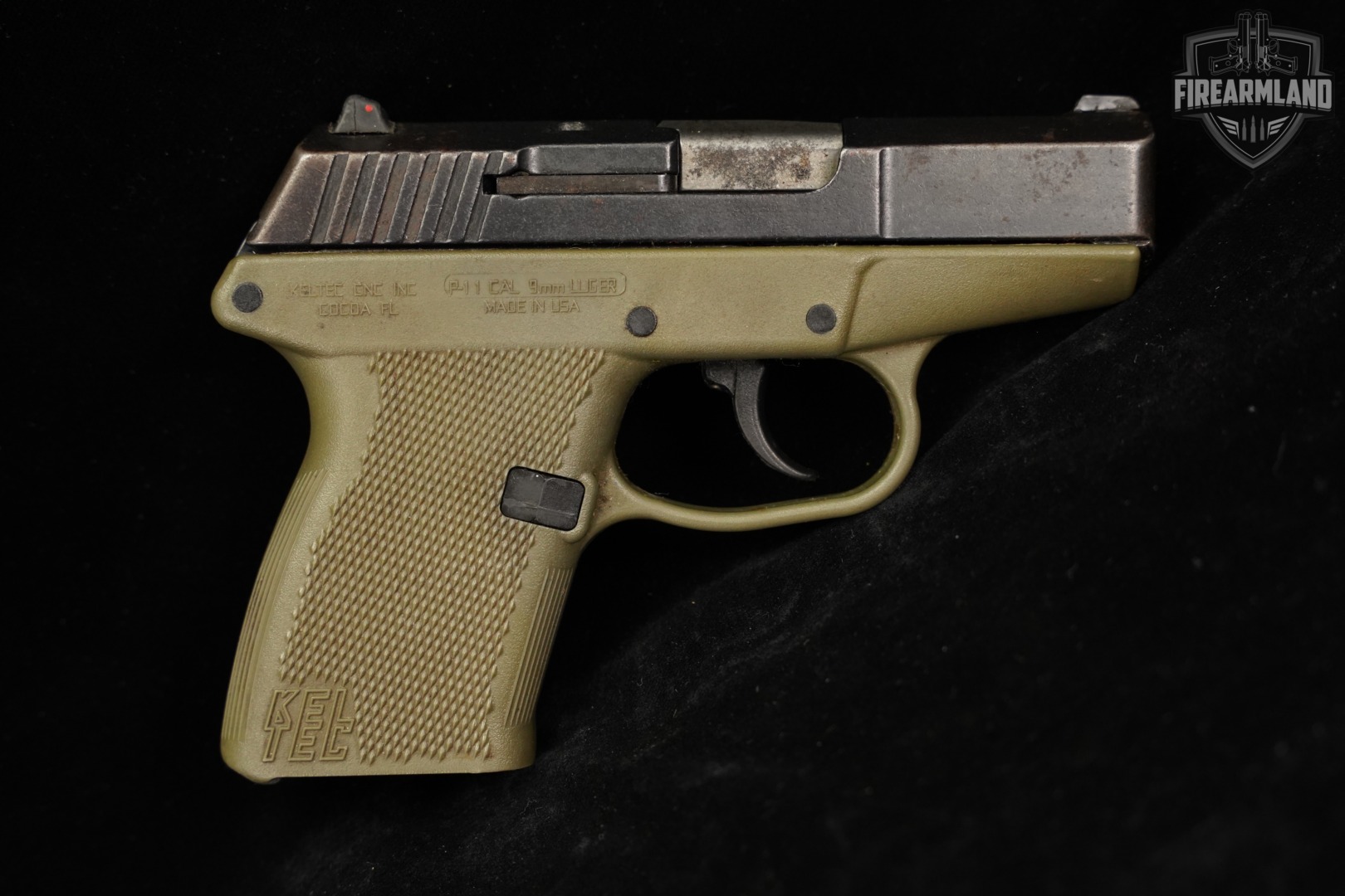 Kel-Tec P-11 9mm 3.1" Two-Tone Blued & Green KelTec P11-img-2