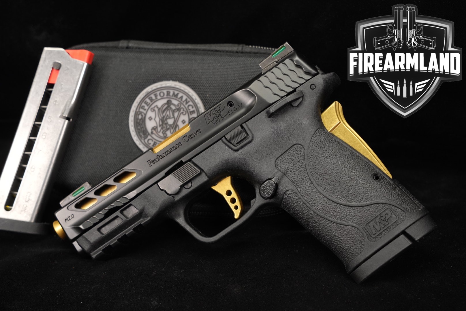Smith & Wesson (S&W) M&P 380 Shield EZ Performance Center; M2.0 .380 ACP Black in Very Good Condition Thumbnail