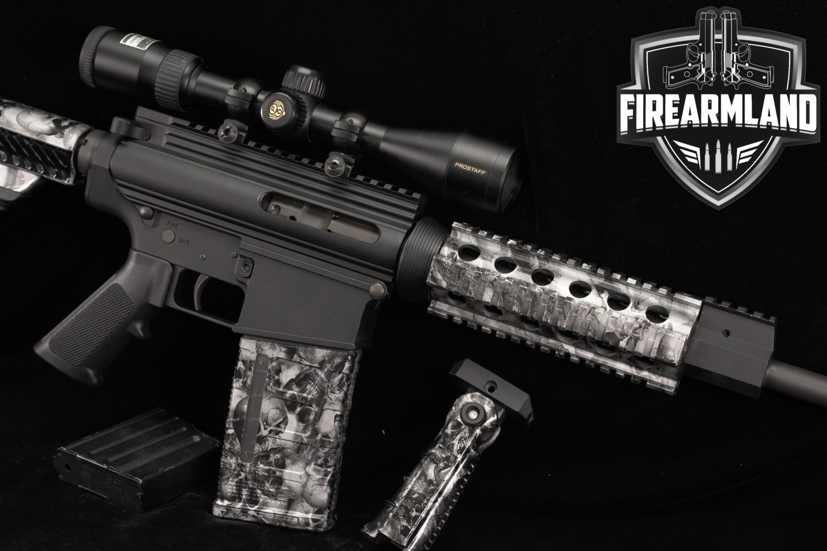 DPMS Panther Arms LR-308 Winchester AR-10 AR10 LR308 +2 MAGS, NIKON SCOPE-img-0