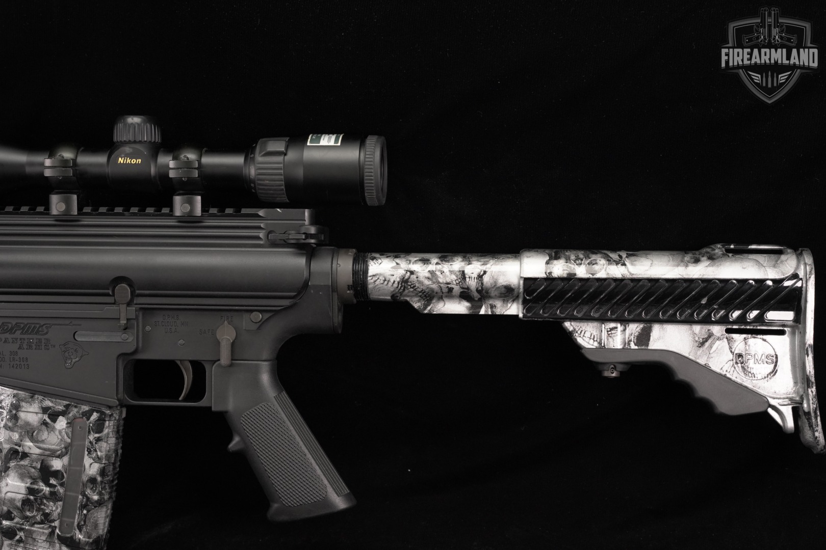 DPMS Panther Arms LR-308 Winchester AR-10 AR10 LR308 +2 MAGS, NIKON SCOPE-img-8