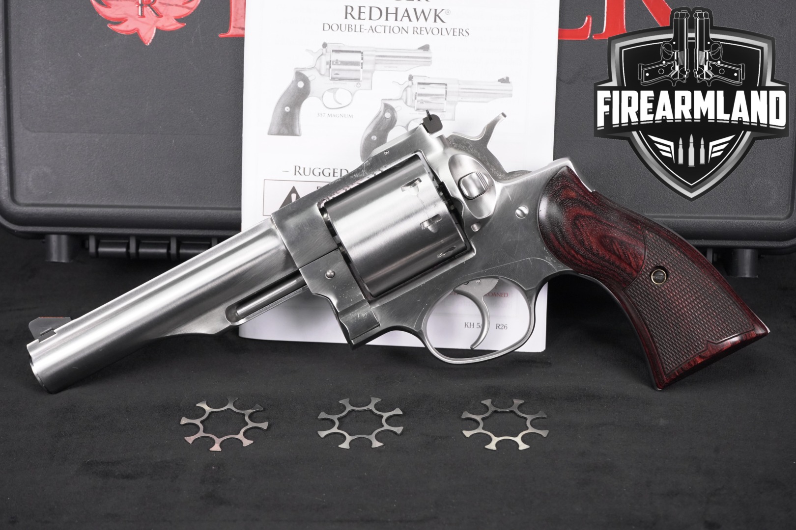 2023 Sturm Ruger Redhawk .357 Mag. Brushed Stainless in Good Condition Thumbnail