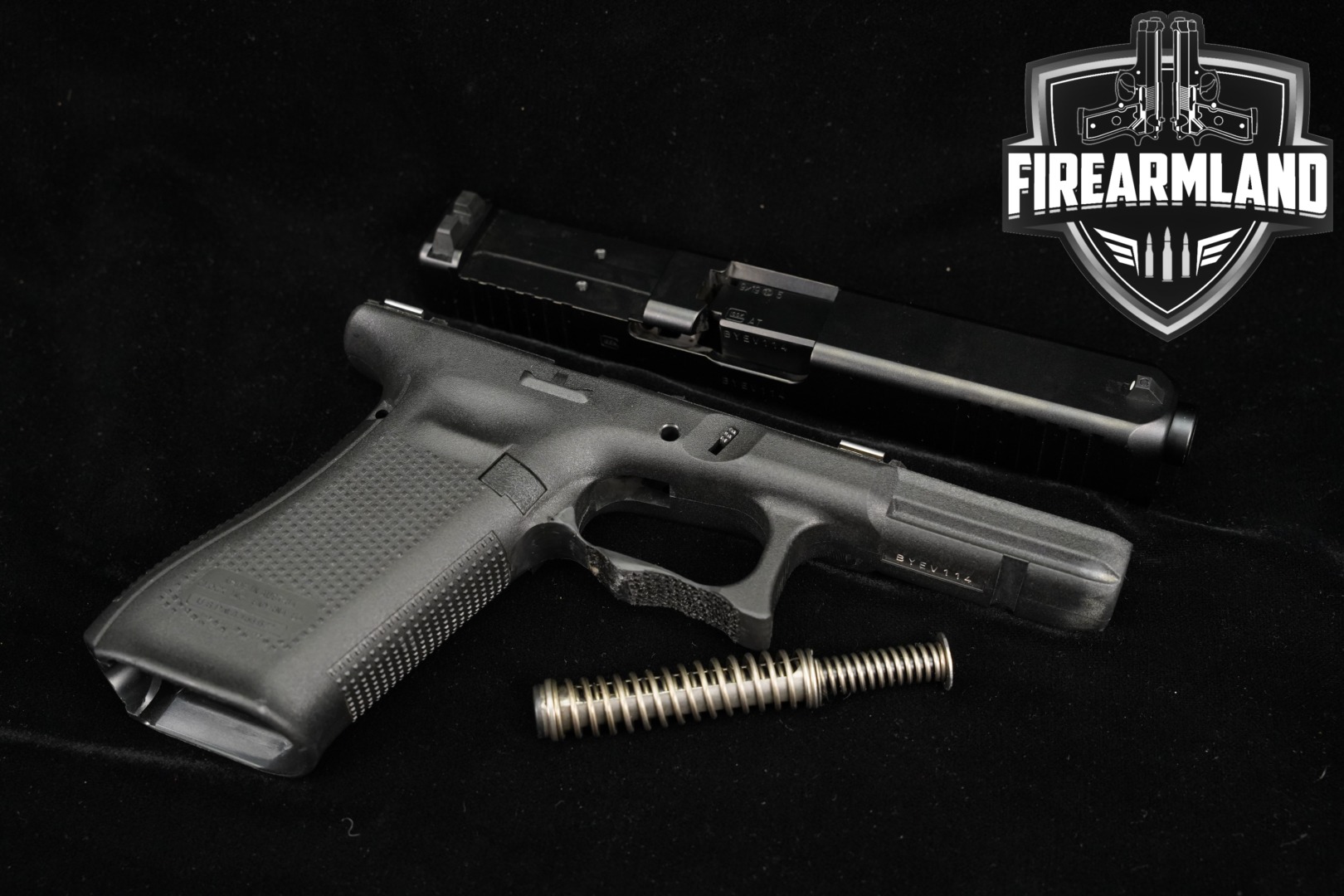 Glock 17 Gen5 G17 Gen 5 9mm 4.49" Stripped Frame & Slide-img-0