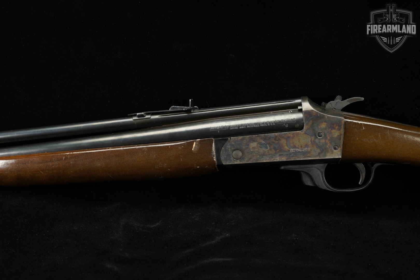 Savage Arms Model 24 Series S 22LR / 410 Color Case-Hardened & Hardwood M24-img-8