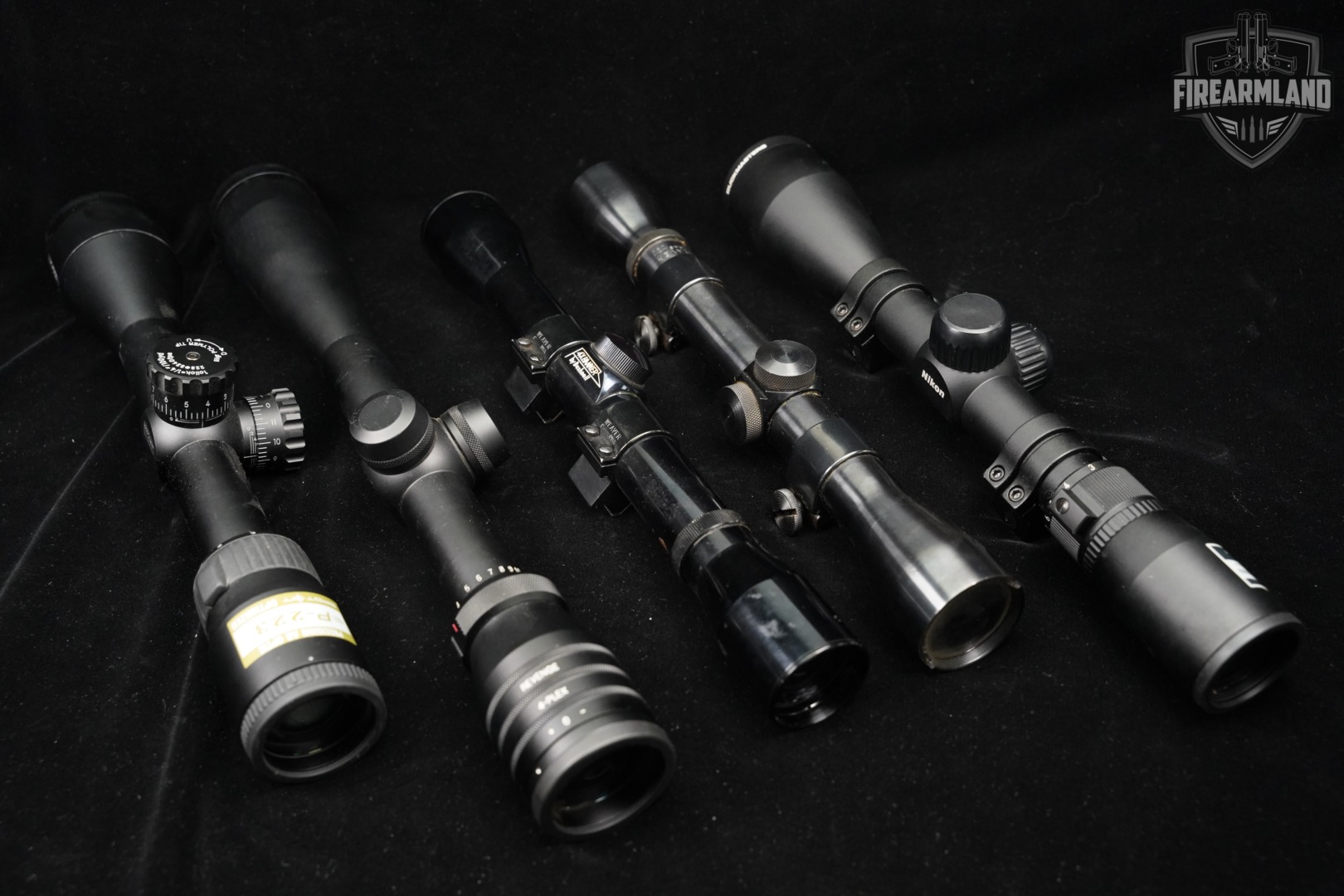 FIVE SCOPE LOT 5 Pack Bushnell Weaver Nikon Redfield Scopes Riflescope-img-2