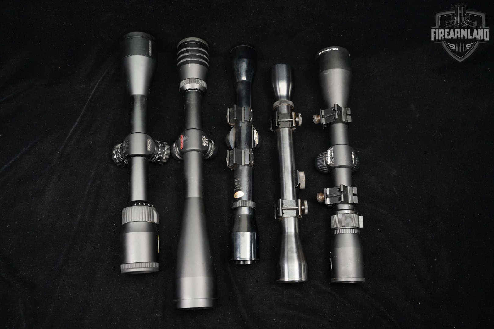 FIVE SCOPE LOT 5 Pack Bushnell Weaver Nikon Redfield Scopes Riflescope-img-4