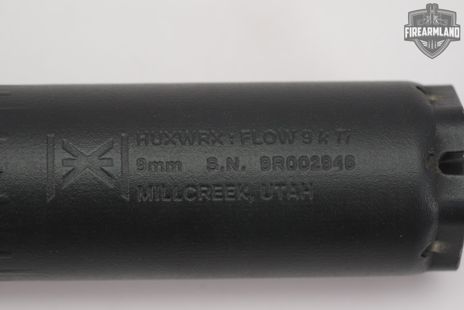 HuxWrx Flow 9k Ti 9mm Luger 5.33" Suppressor FLOW9K Silencer +ORIG BOX-img-7