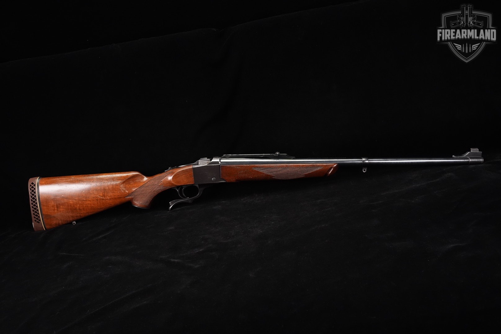 1979 Ruger No.1 375 H&H Magnum 24" Blued & Walnut No1-img-2