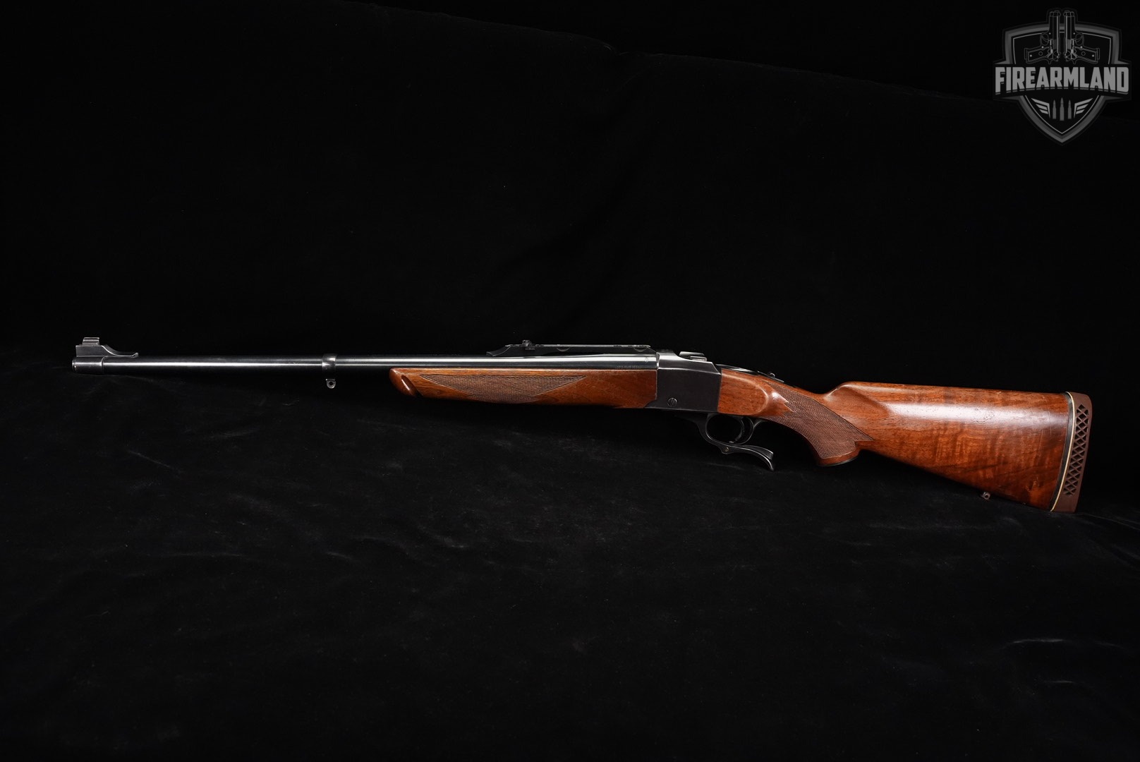 1979 Ruger No.1 375 H&H Magnum 24" Blued & Walnut No1-img-6