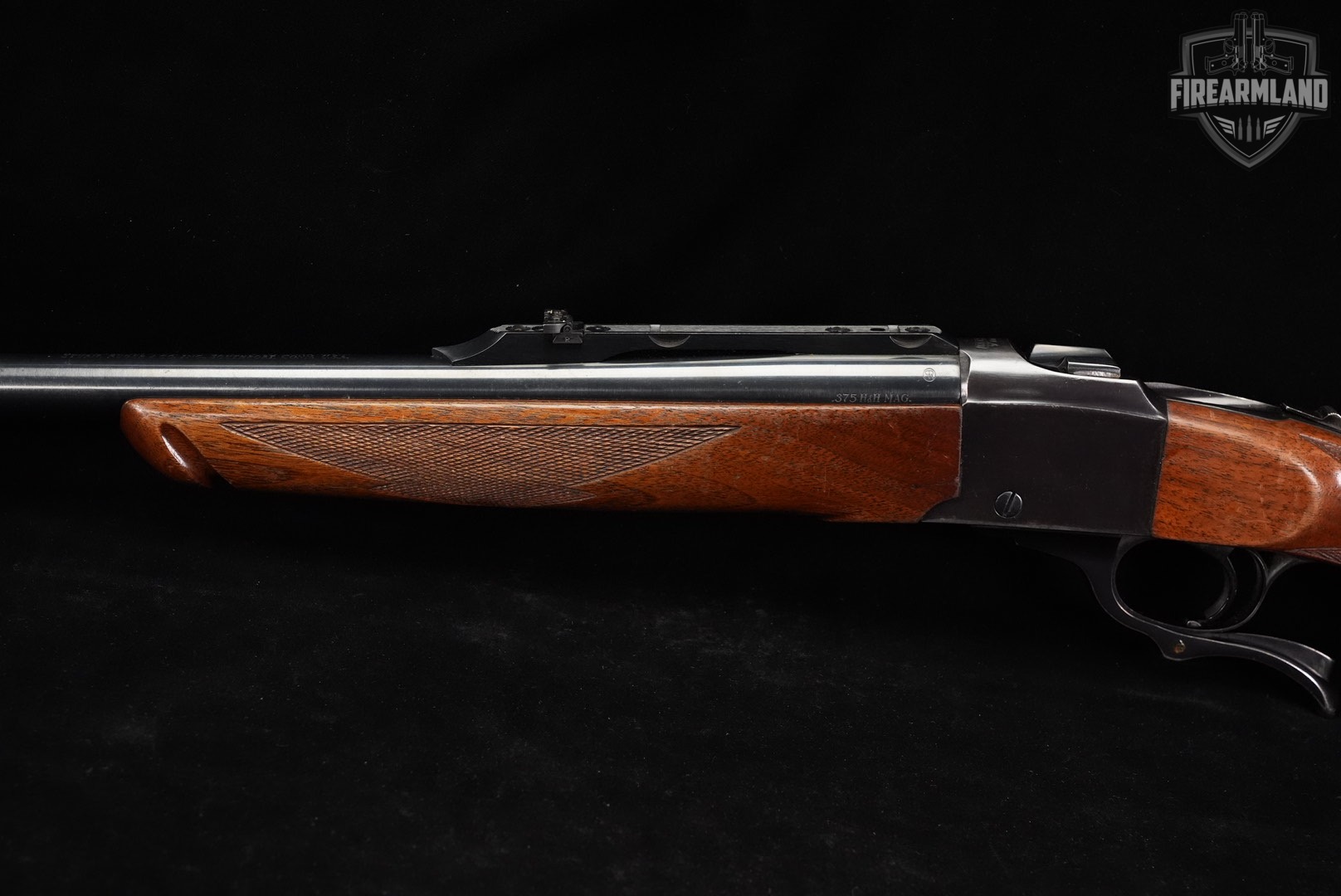 1979 Ruger No.1 375 H&H Magnum 24" Blued & Walnut No1-img-8