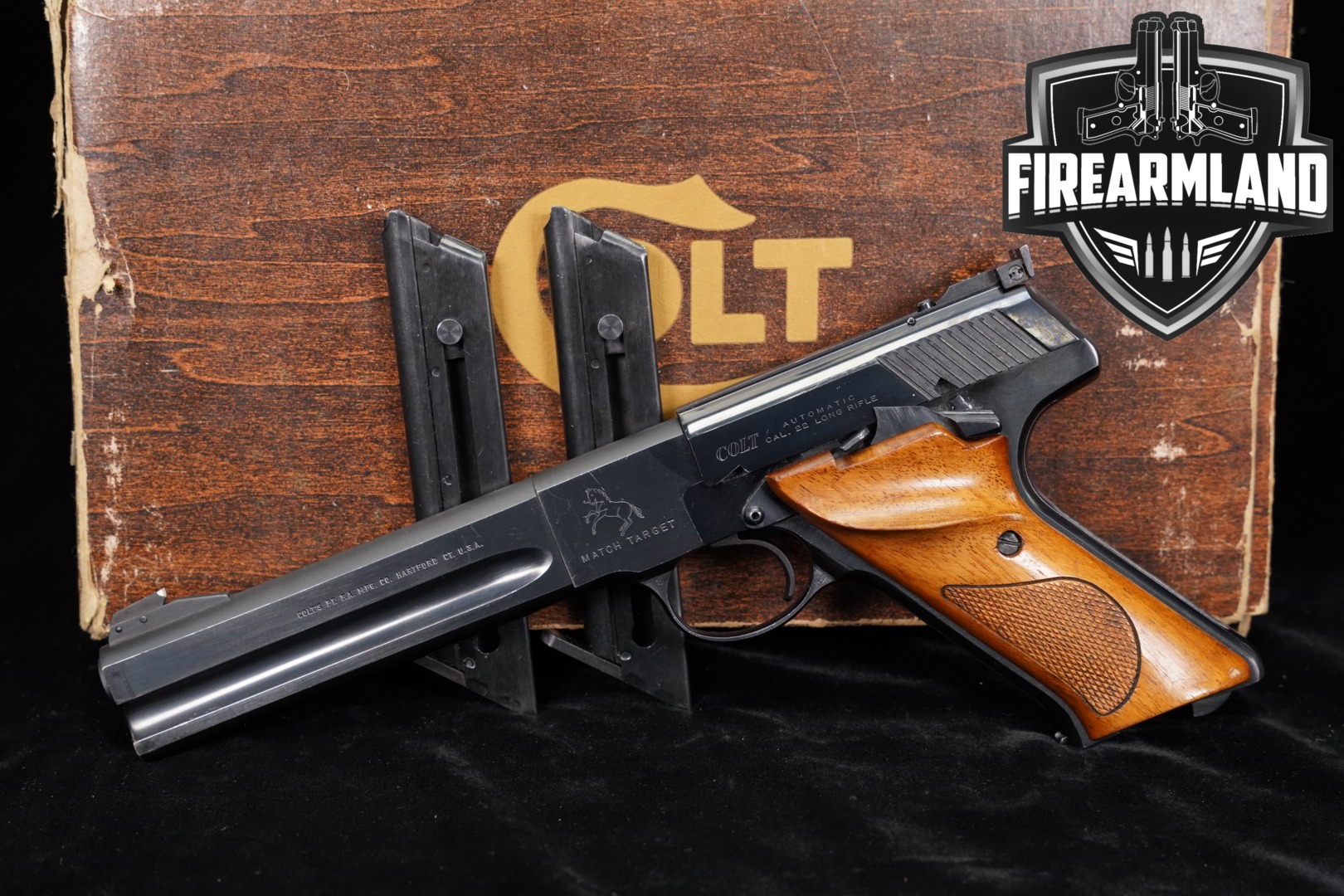 1968 Colt Woodsman Match Target, Third Series .22 LR Blued in Good Condition Thumbnail