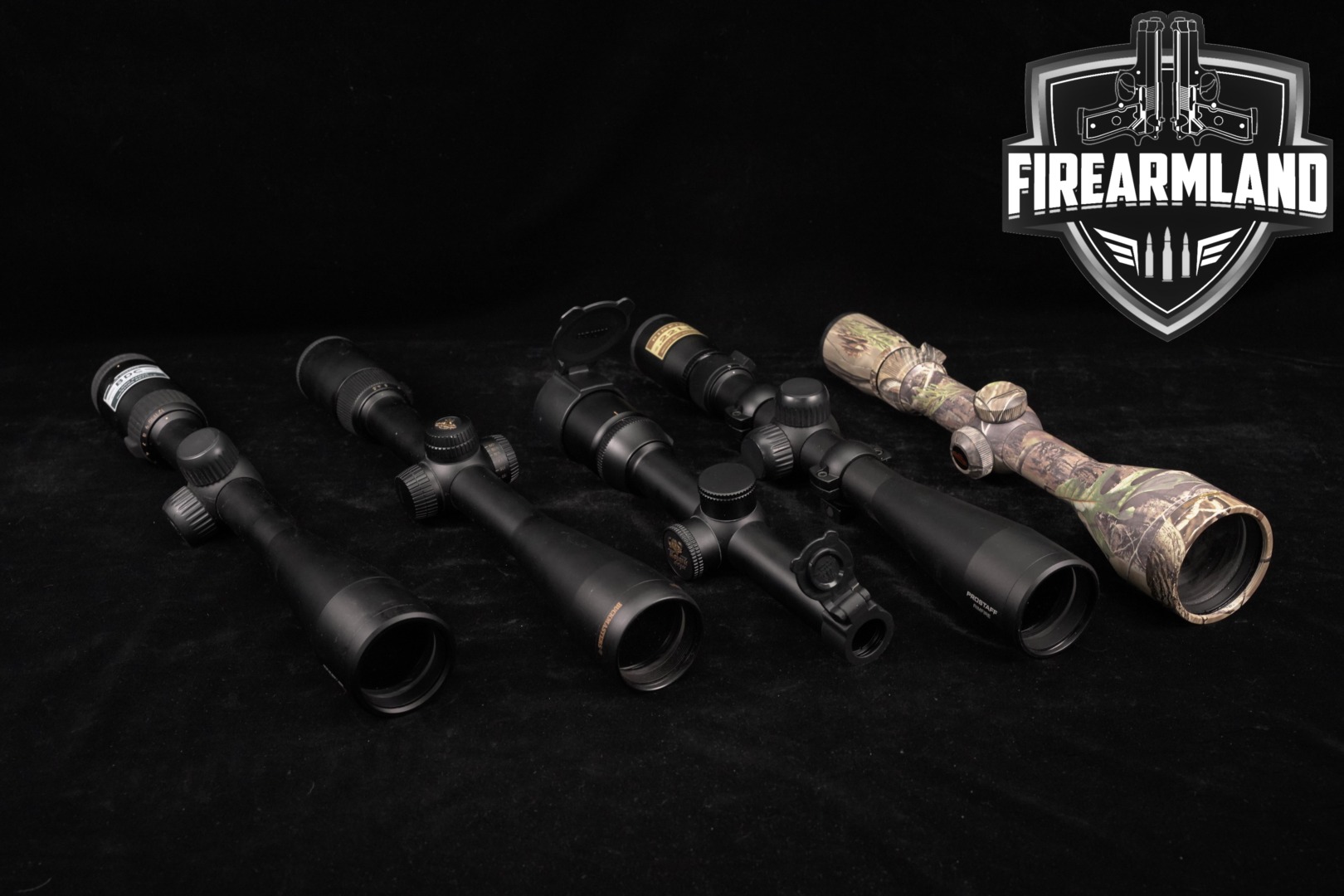 FIVE SCOPE LOT 5 Nikon Monarch Prostaff Buckmasters Team Realtree Scopes-img-0