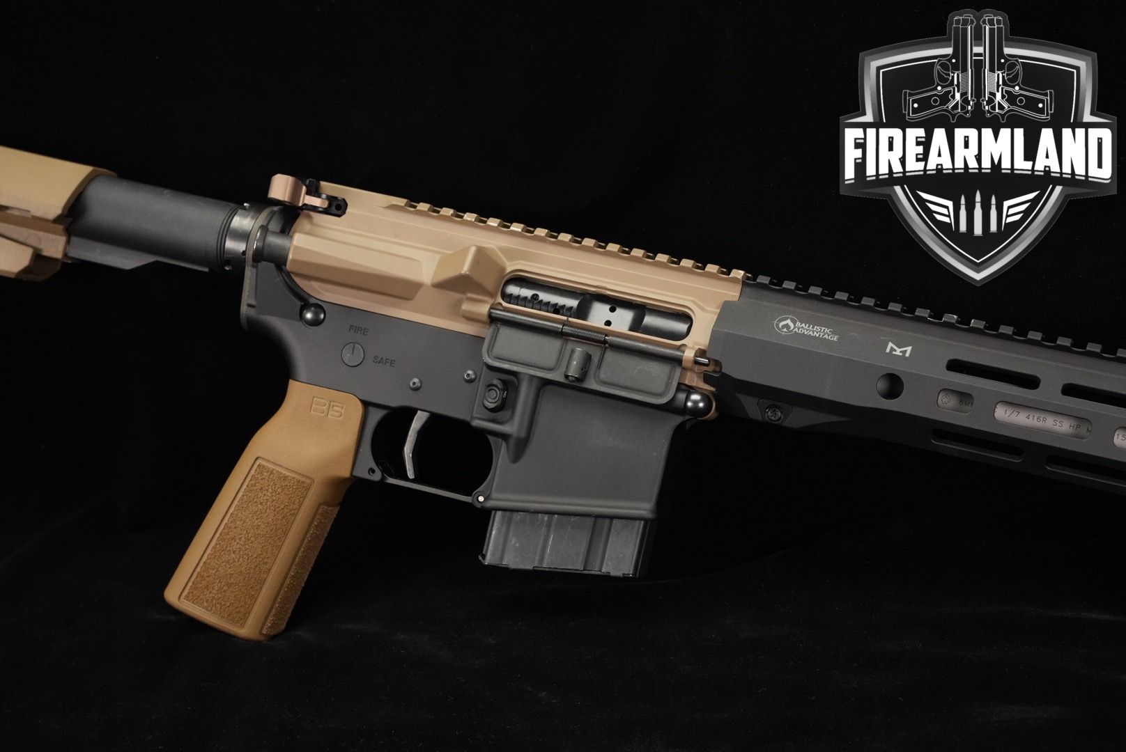 Palmetto State Armory (PSA) PA-15 6mm ARC Two-Tone Black & FDE in Good Condition Thumbnail