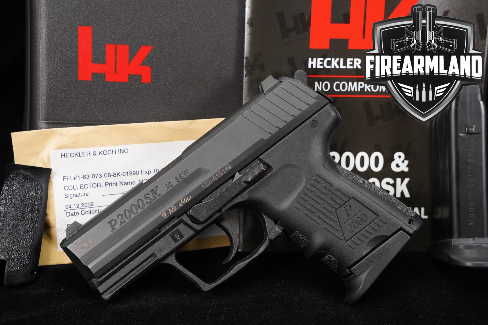 Heckler & Koch (H&K, HK) P2000SK V3 .40 S&W Black in Excellent Condition Thumbnail