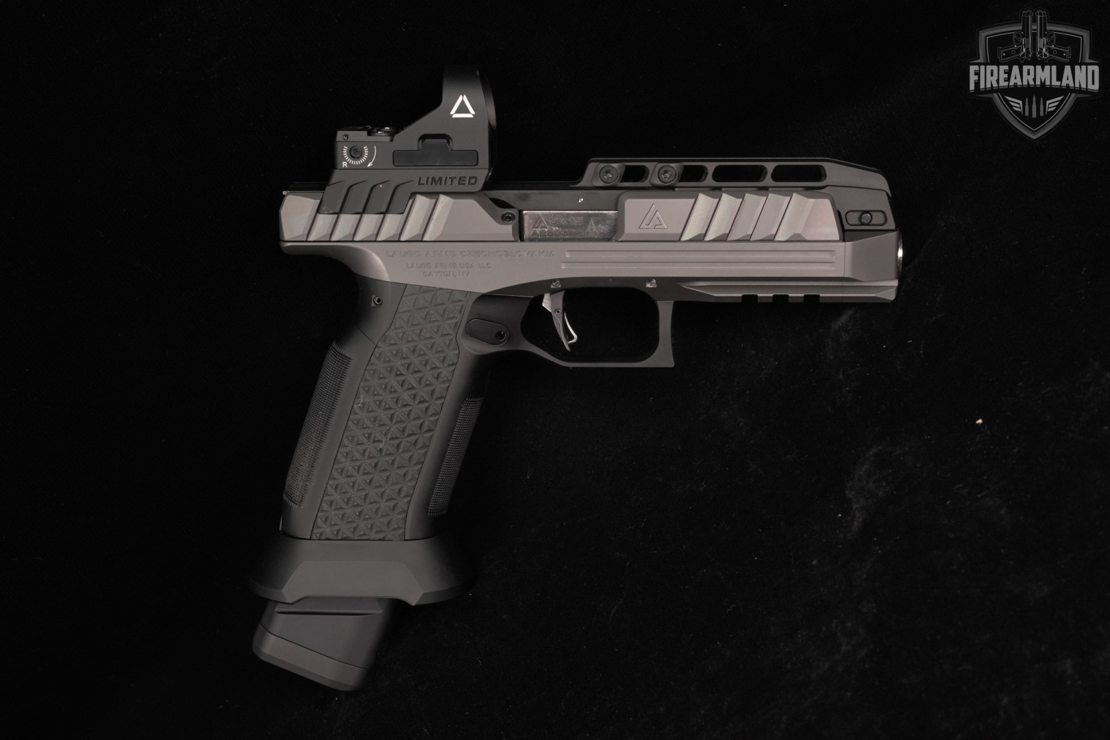 LAUGO ARMS Alien Creator Evolution Limited Optics 9mm 4.8" +2 MAGS, CASE-img-4