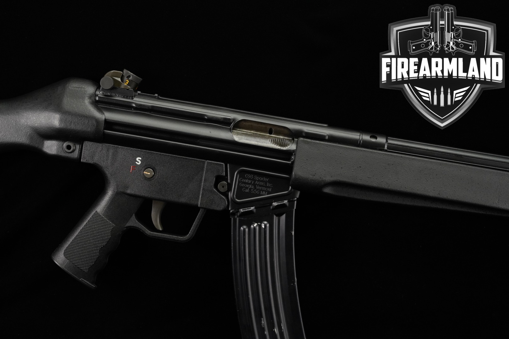 Century Arms (CAI) C93 Sporter 5.56mm NATO Parkerized in Very Good Condition Thumbnail