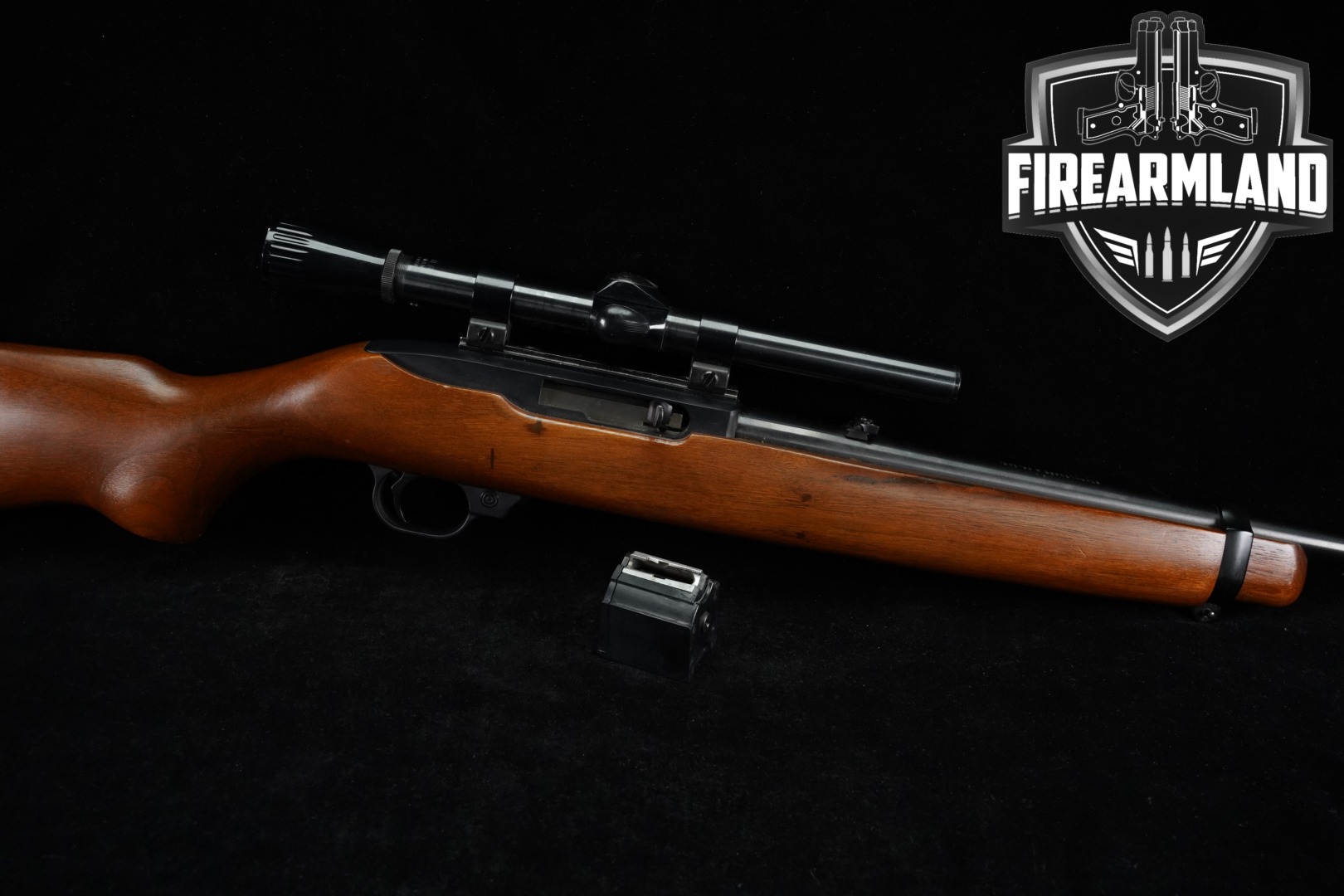 1972 Sturm Ruger 10/22 Carbine .22 LR Blued & Hardwood in Good Condition Thumbnail