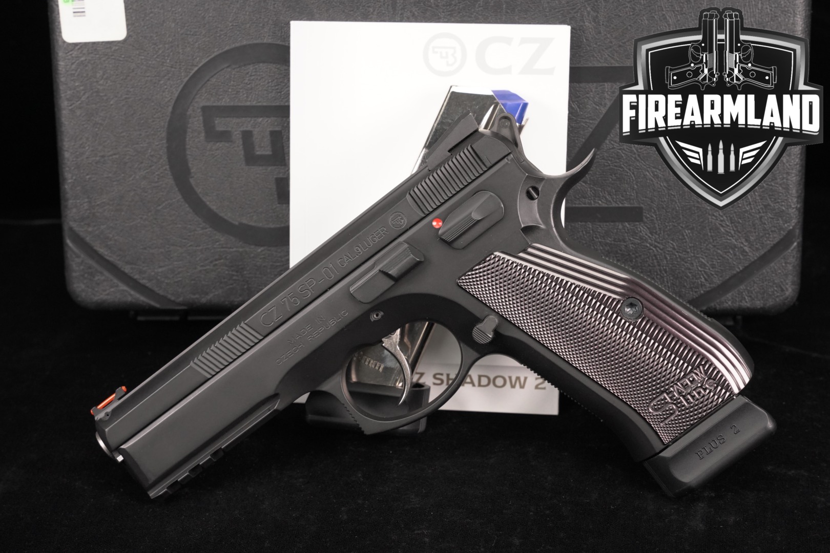 CZ 75 SP-01 Shadow Line 9mm 4.6" CZ75 SP01 +2 MAGS & ORIG BOX-img-0