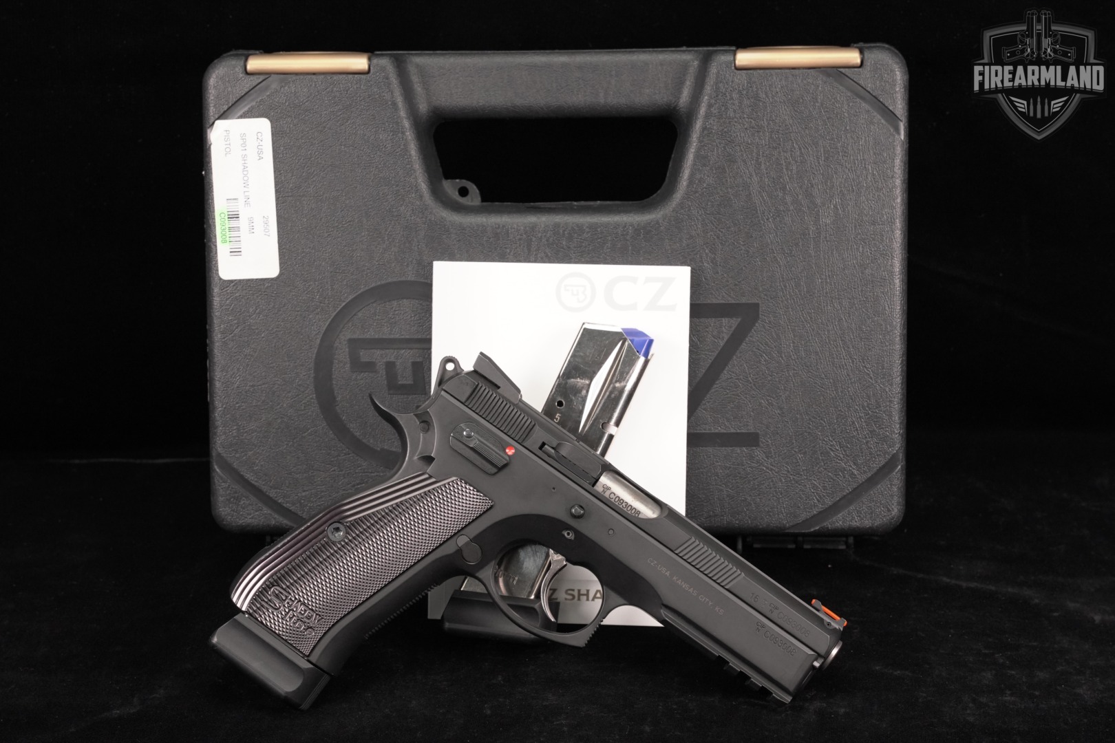 CZ 75 SP-01 Shadow Line 9mm 4.6" CZ75 SP01 +2 MAGS & ORIG BOX-img-2