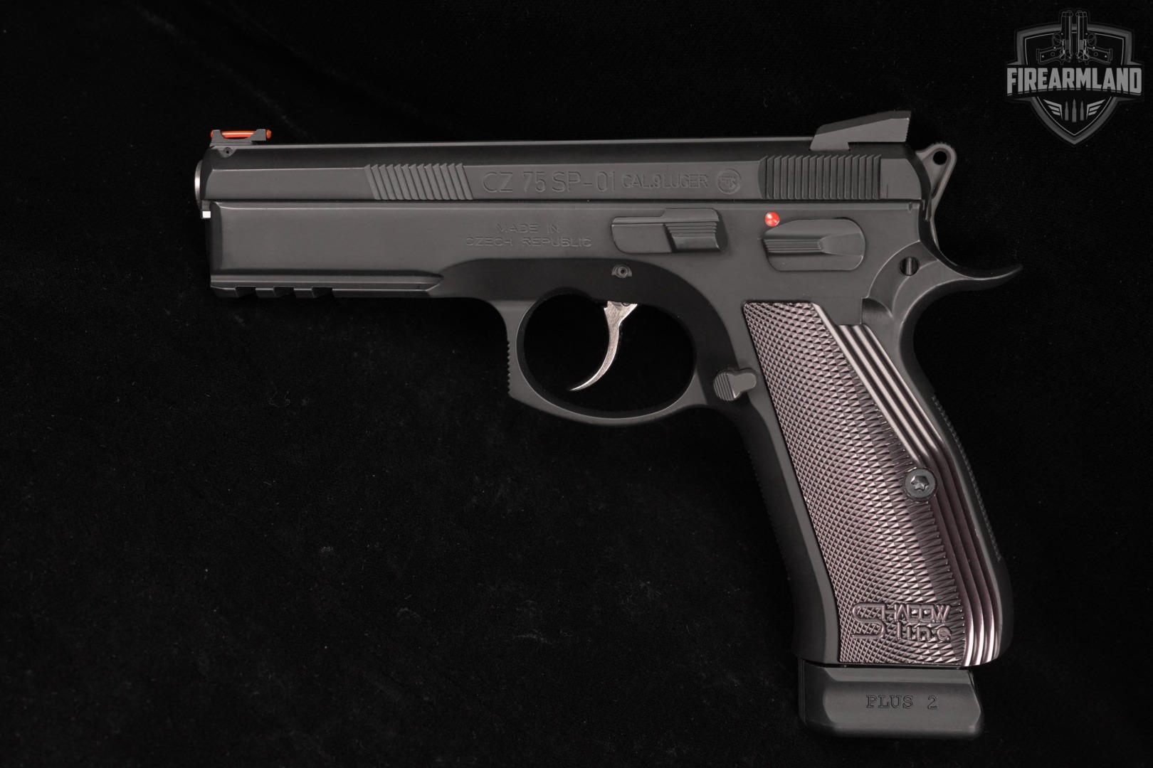CZ 75 SP-01 Shadow Line 9mm 4.6" CZ75 SP01 +2 MAGS & ORIG BOX-img-3