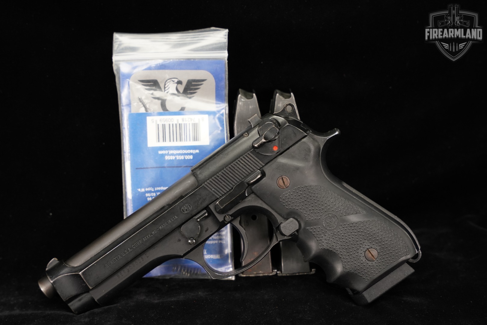 Beretta Mod 92FS 9mm 4.9 92-FS +3 MAGS, EXTRAS-img-2