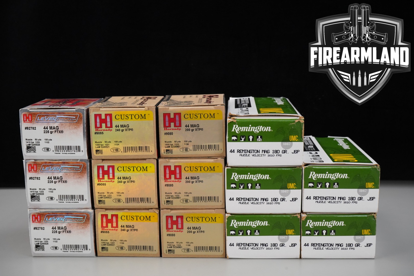 Multiple Manufacturers 44 Rem Mag Ammo .44 Rem Magnum in New - Old Stock Condition Thumbnail