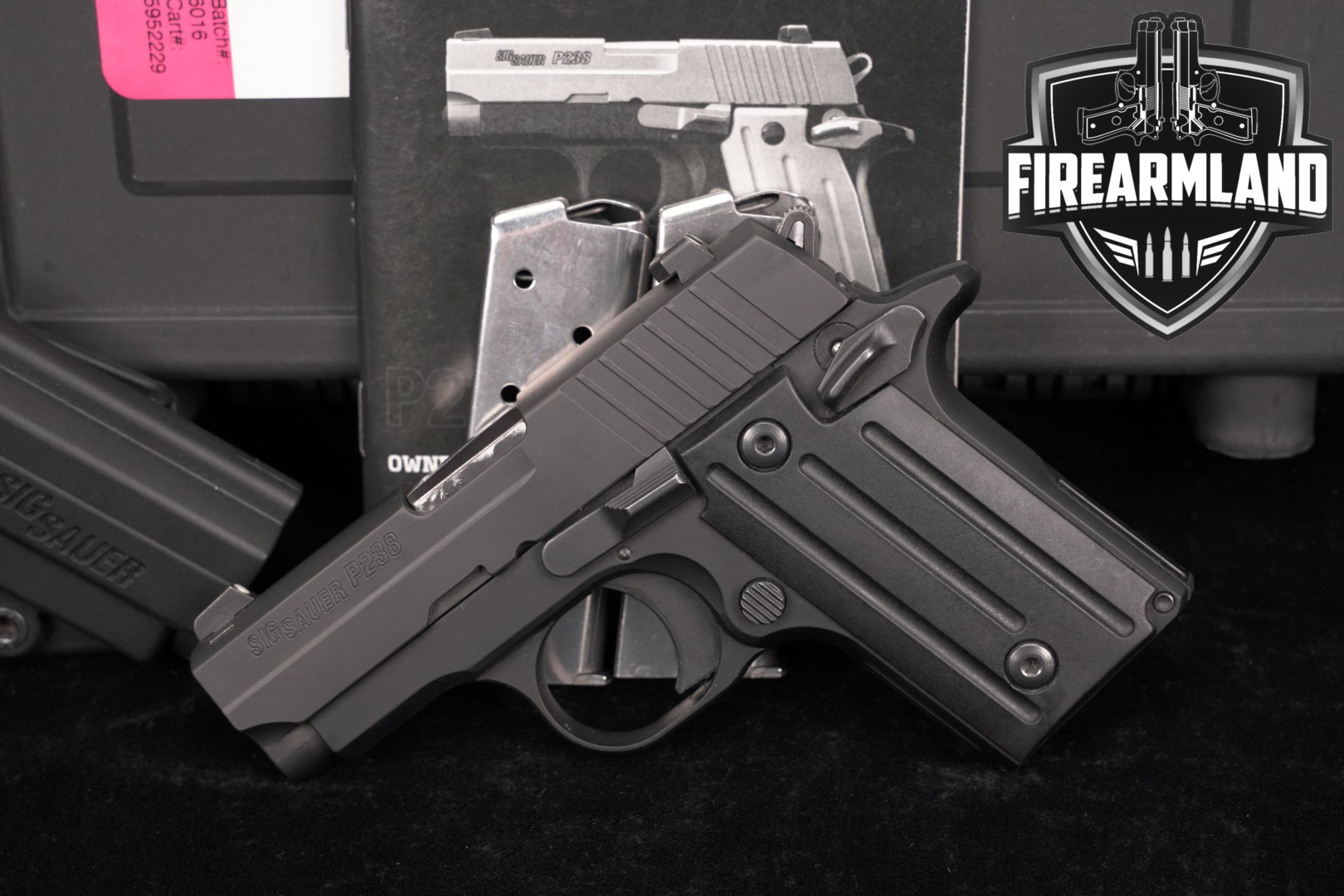 Sig Sauer P238 Nitron 380 ACP 2.7" P-238 +3 MAGS, ORIG CASE & HOLSTER-img-0
