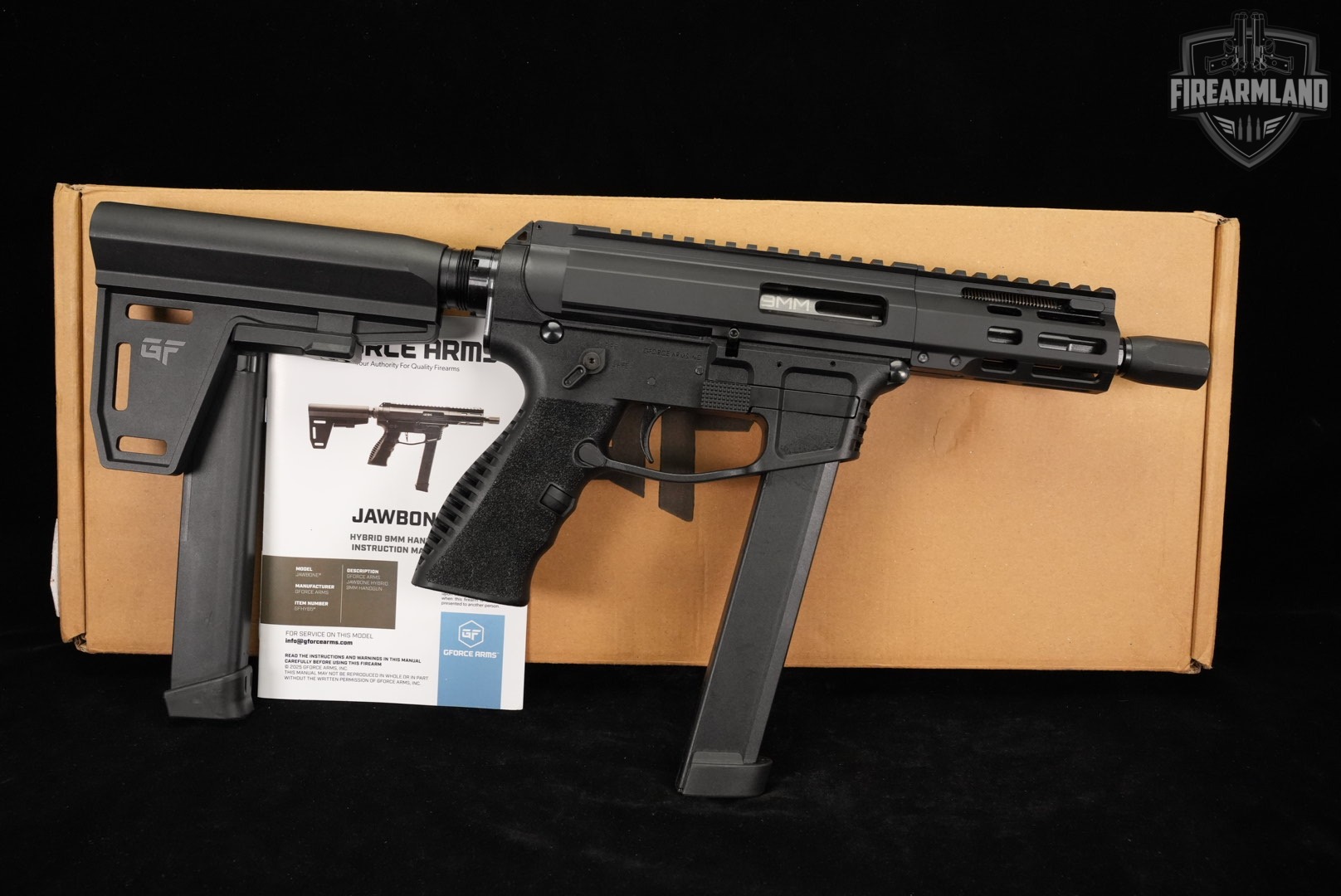 GForce Arms Jawbone 9mm 5 +2 MAGS & ORIG BOX-img-3