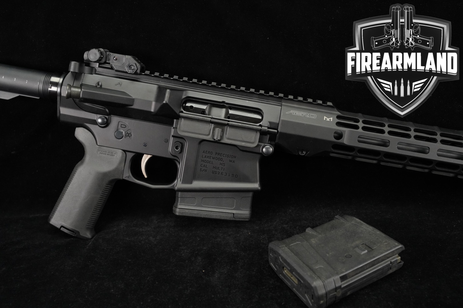 Aero Precision M5 .308 Win. Black in Very Good Condition Thumbnail