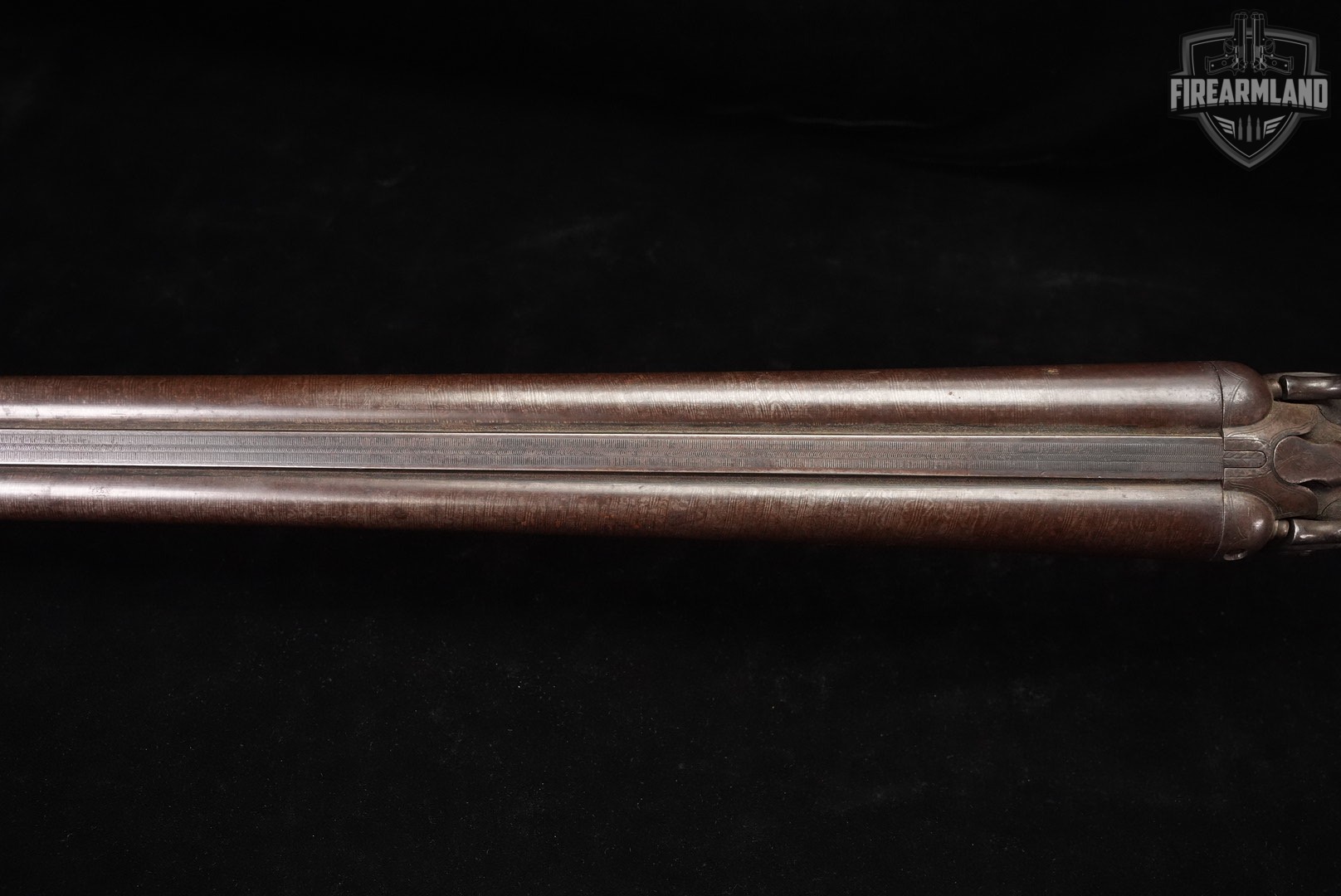 ANTIQUE Gemmill 12-Gauge 26" Damascus & Walnut SxS Hammer Gun-img-11