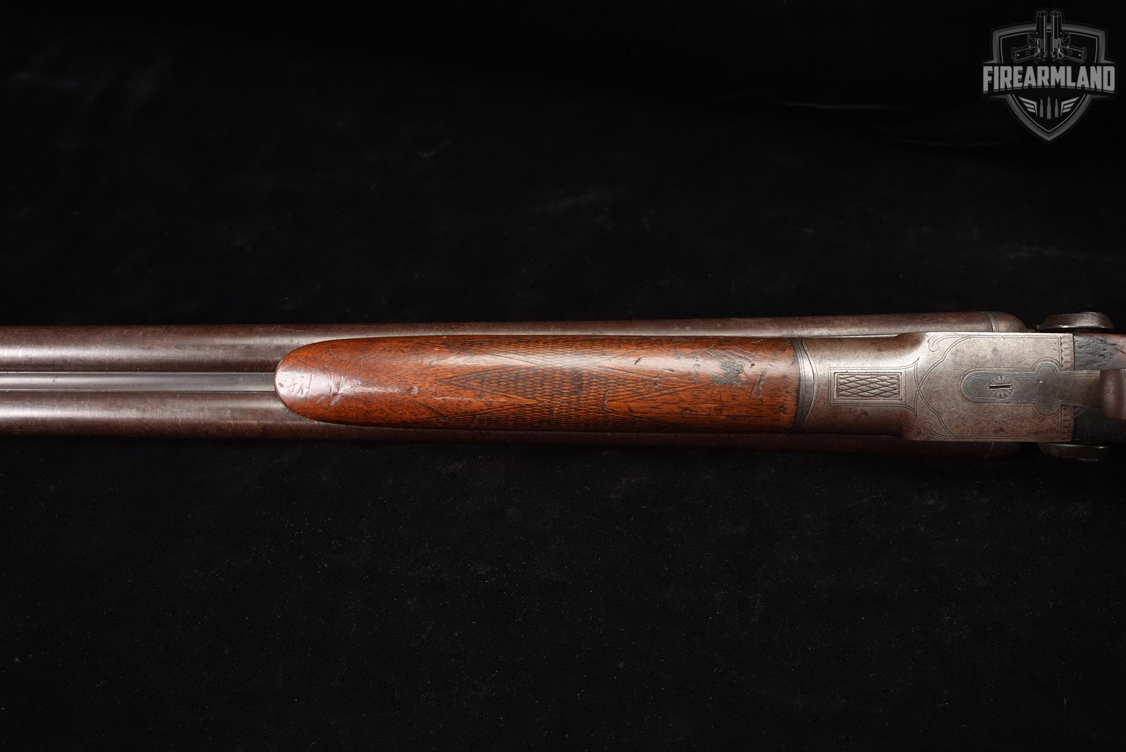 ANTIQUE Gemmill 12-Gauge 26" Damascus & Walnut SxS Hammer Gun-img-14