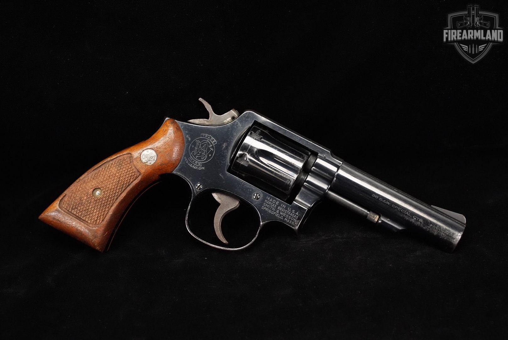 1979 Smith & Wesson Model 10-8 Heavy Barrel S&W 38 Special 4" Blued DA/SA-img-2