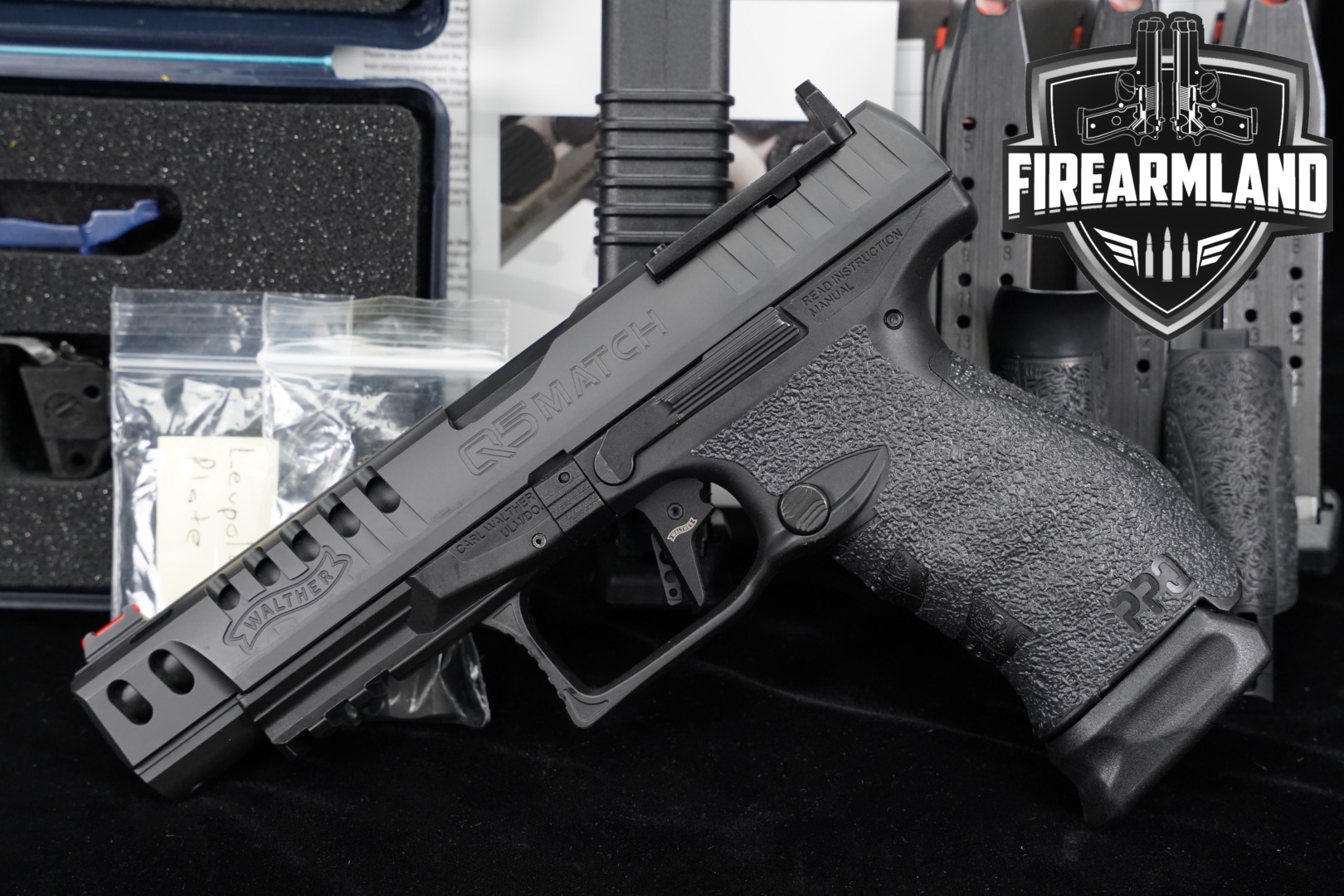 Walther PPQ Q5 Match M2 9mm Luger Black in Excellent Condition Thumbnail