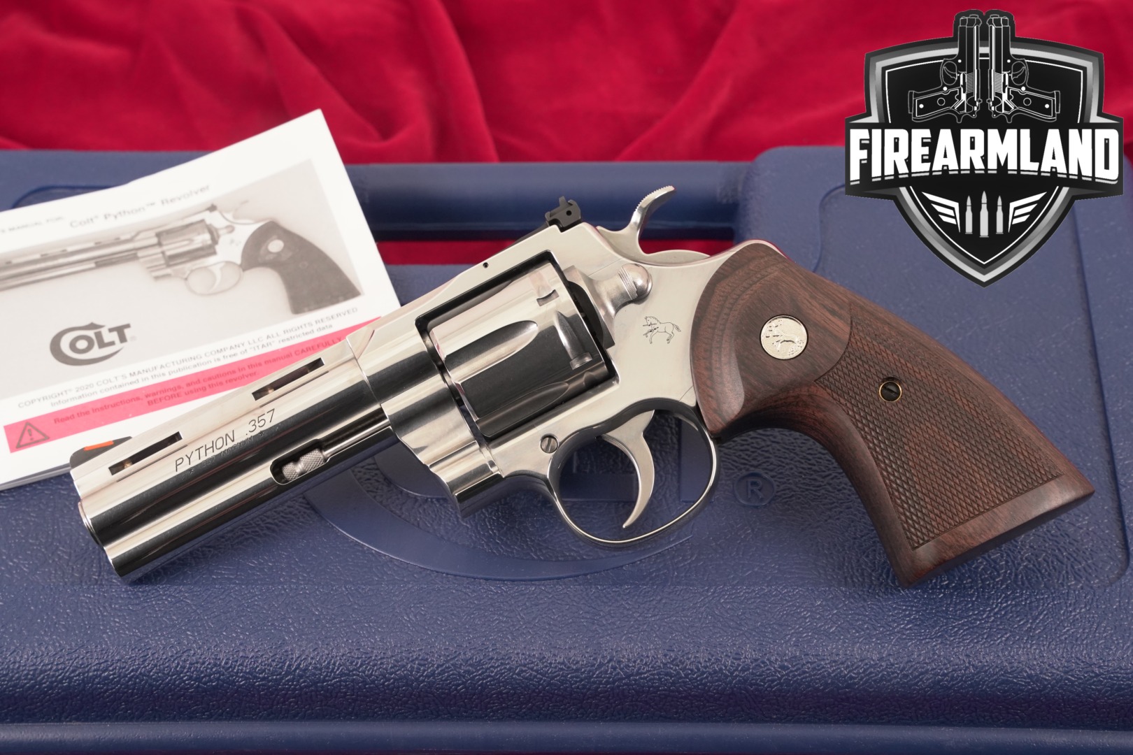 2020-2026 Colt Python 2020 Series .357 Mag. Bright Stainless in Excellent Condition Thumbnail