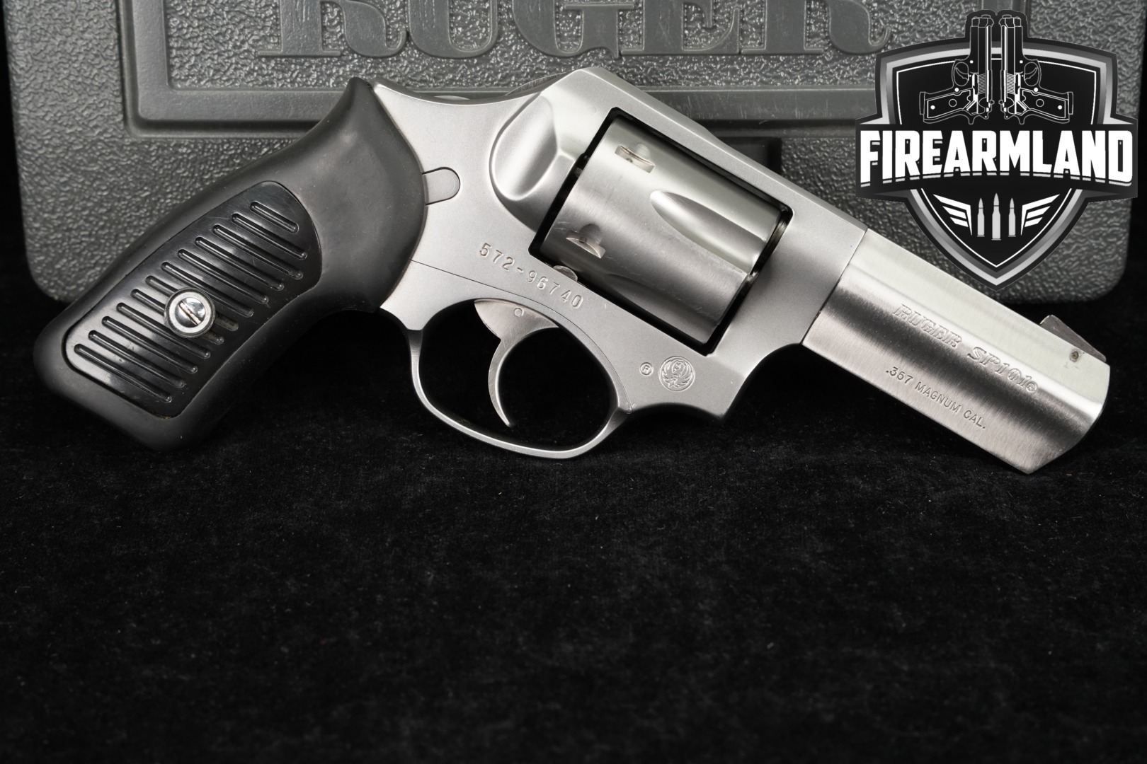 2001 Sturm Ruger SP101 .357 Mag. Brushed Stainless in Very Good Condition Thumbnail