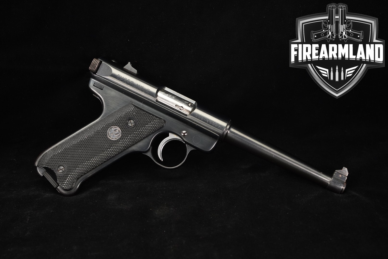 1994 Sturm Ruger Mark II Standard .22 LR Blued in Very Good Condition Thumbnail