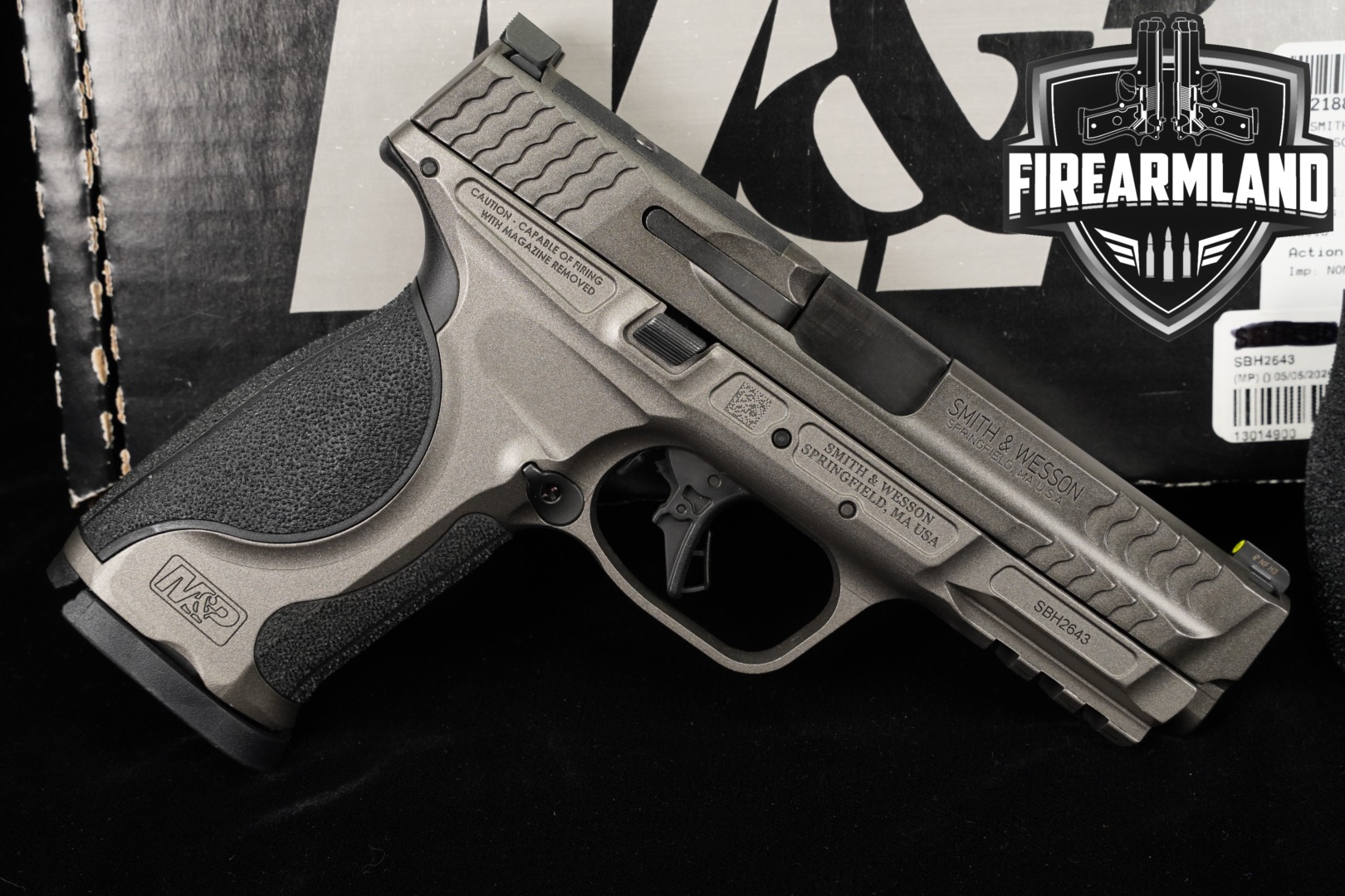 Smith & Wesson (S&W) M&P9 M2.0 Metal, Optics-Ready, No Thumb Safety 9mm Luger Tungsten Gray in Excellent Condition Thumbnail