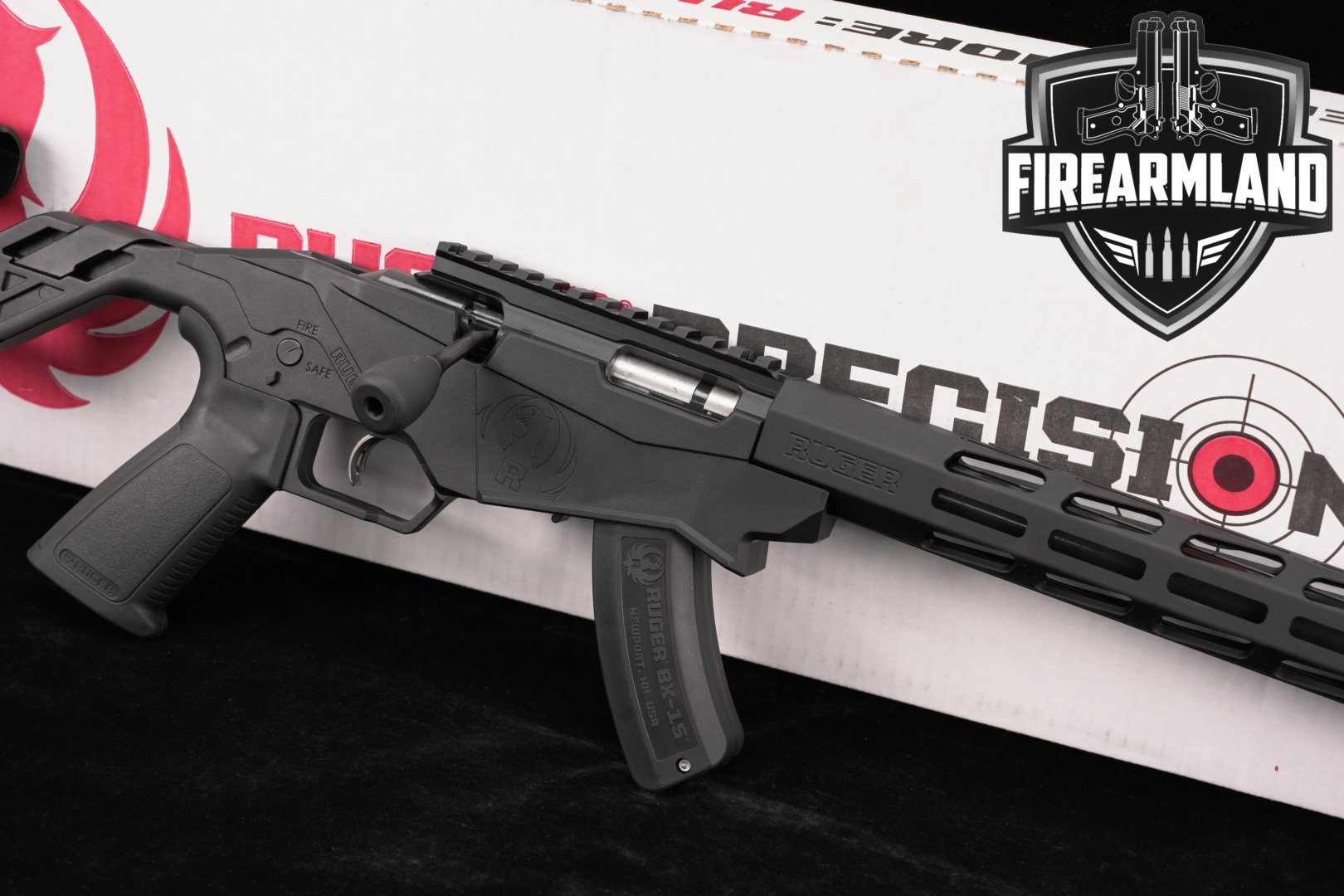 Ruger PRECISION RIMFIRE 22LR 18" Blued & Black THREADED +ORIG BOX-img-0