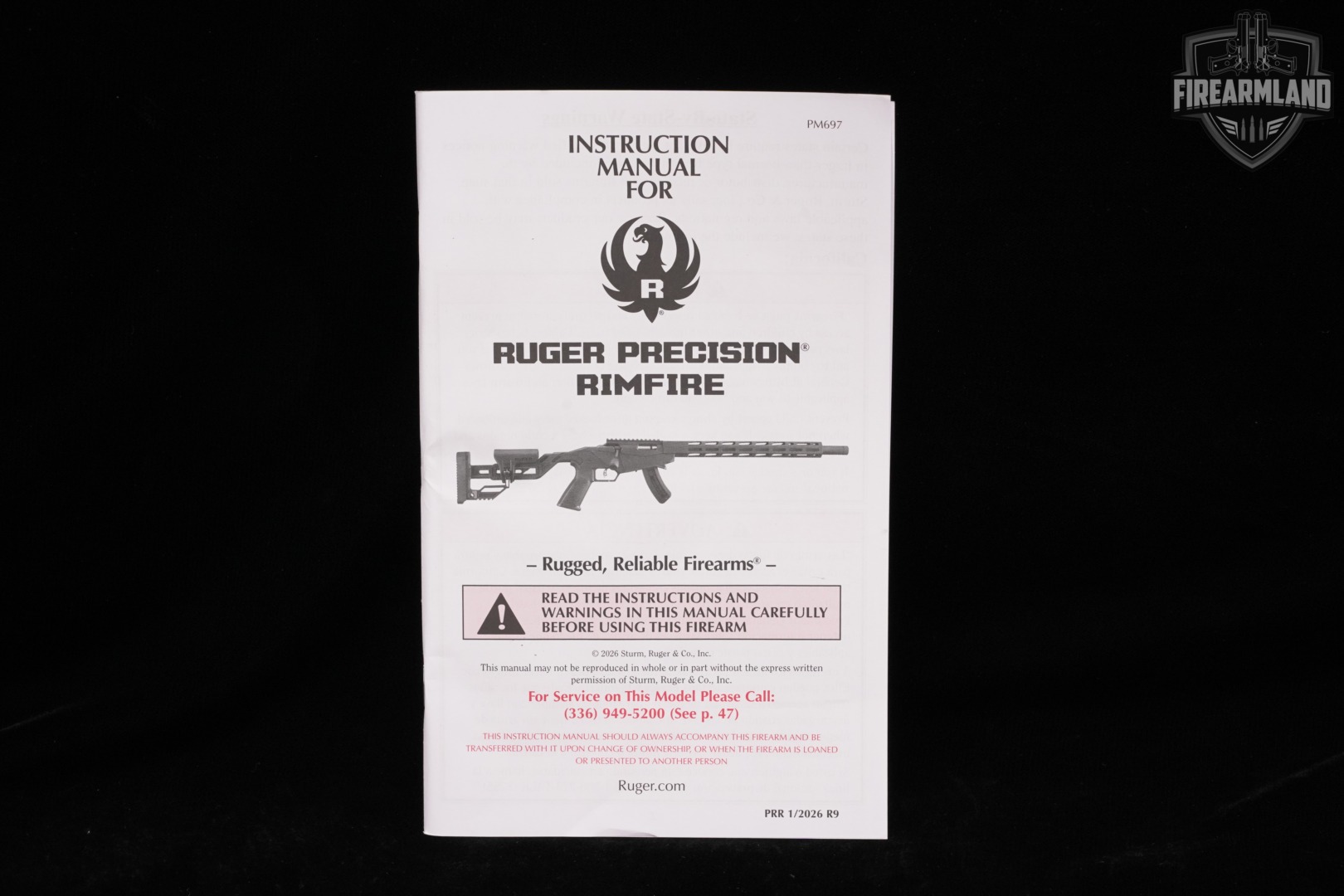 Ruger PRECISION RIMFIRE 22LR 18" Blued & Black THREADED +ORIG BOX-img-19