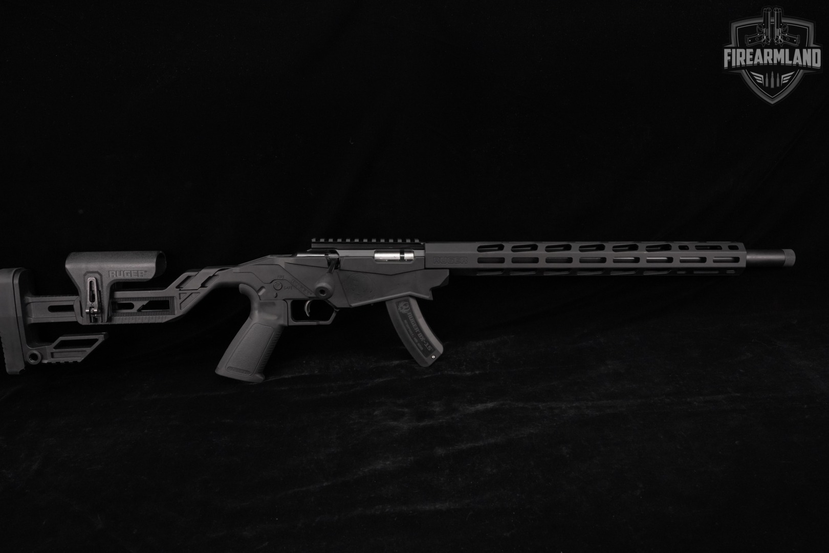 Ruger PRECISION RIMFIRE 22LR 18" Blued & Black THREADED +ORIG BOX-img-3