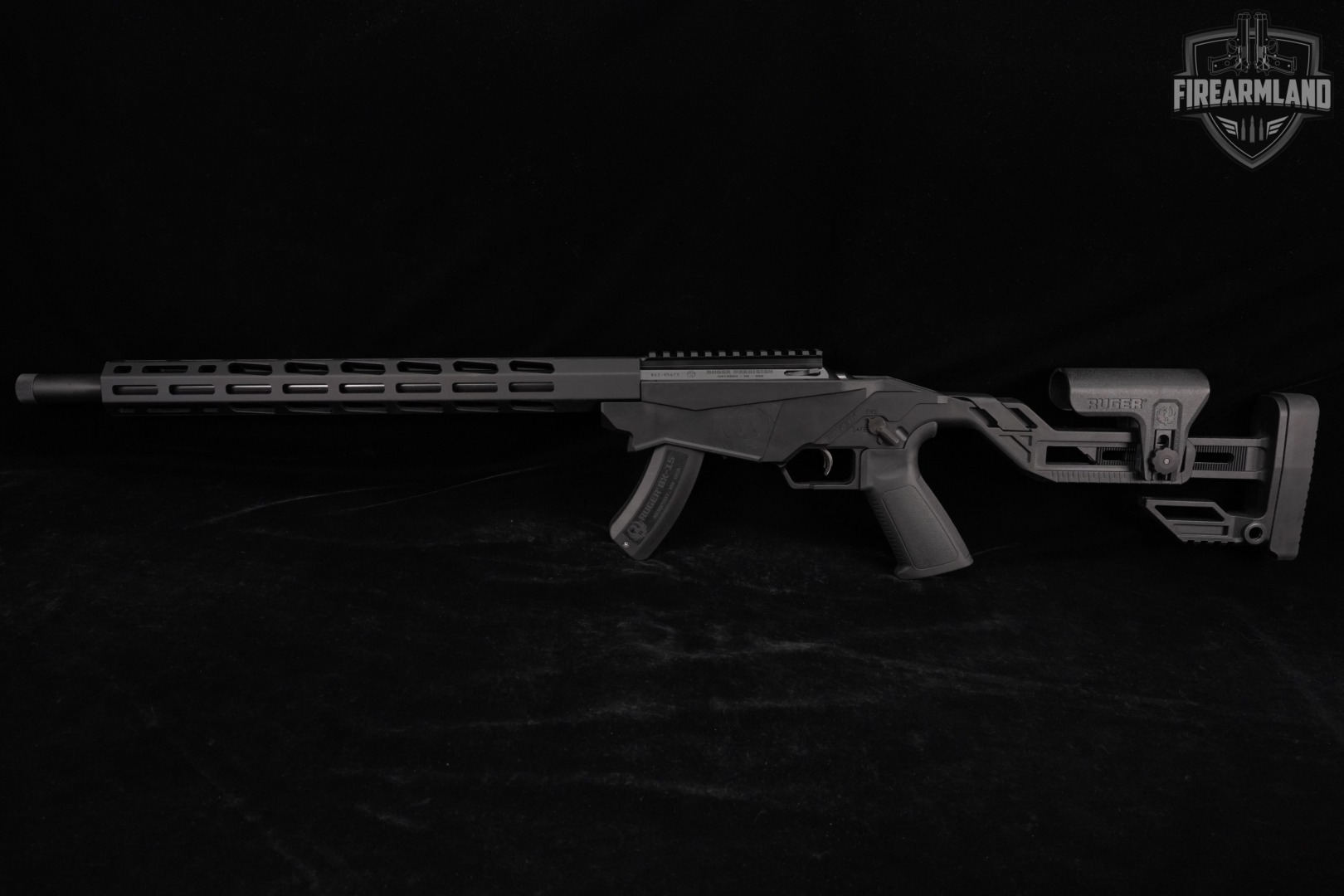 Ruger PRECISION RIMFIRE 22LR 18" Blued & Black THREADED +ORIG BOX-img-6