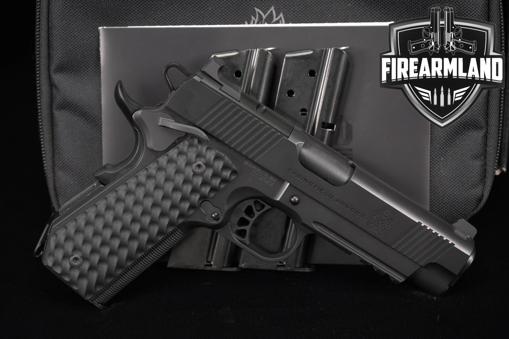 Springfield Armory TRP AOS, Carry Contour, Lightweight Rail 9mm Luger Black in Excellent Condition Thumbnail