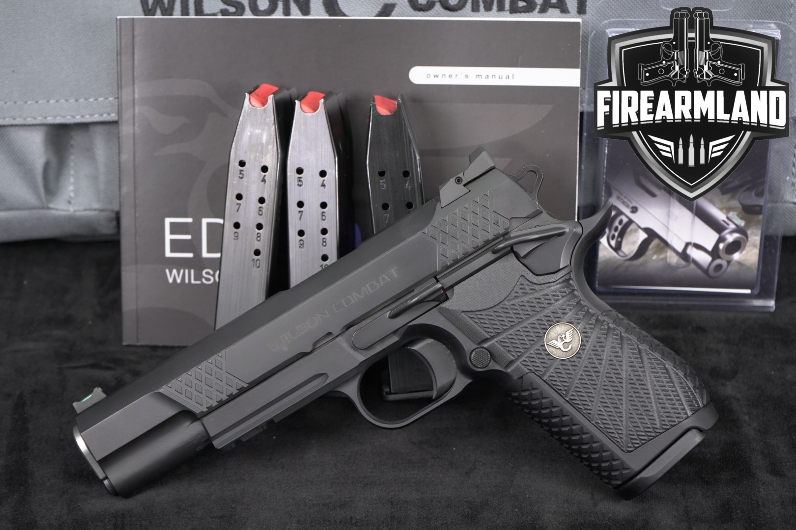 Wilson Combat (WC) EDC X9L Light Rail 9mm Luger Black in Excellent Condition Thumbnail
