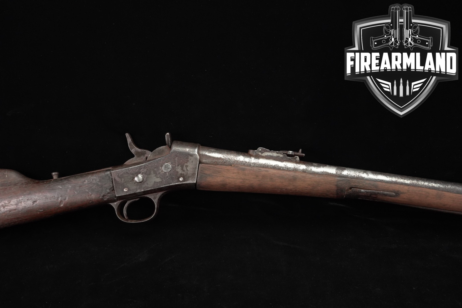 Remington No. 1 Rolling Block Military Rifle Walnut in Poor Condition Thumbnail