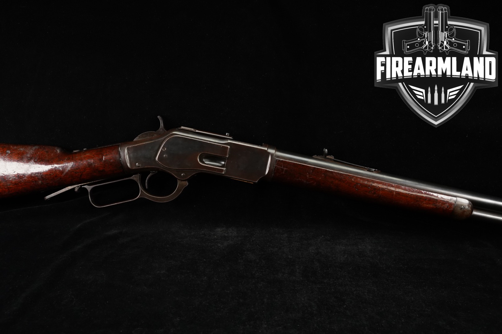 1889 Winchester Repeating Arms Model 1873 Rifle; Third .38-40 Win. Blued & Walnut in Poor Condition Thumbnail
