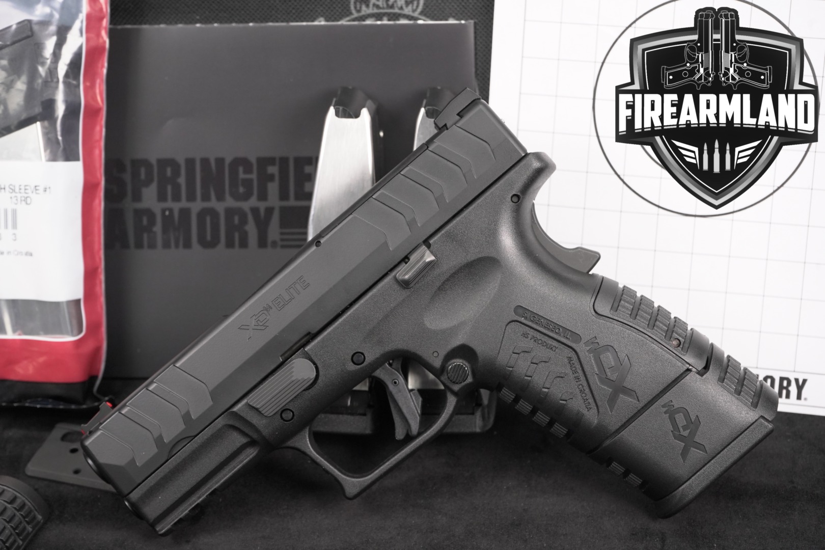 Springfield Armory XD-M Elite 3.8" Compact OSP .45 ACP Black in Excellent Condition Thumbnail