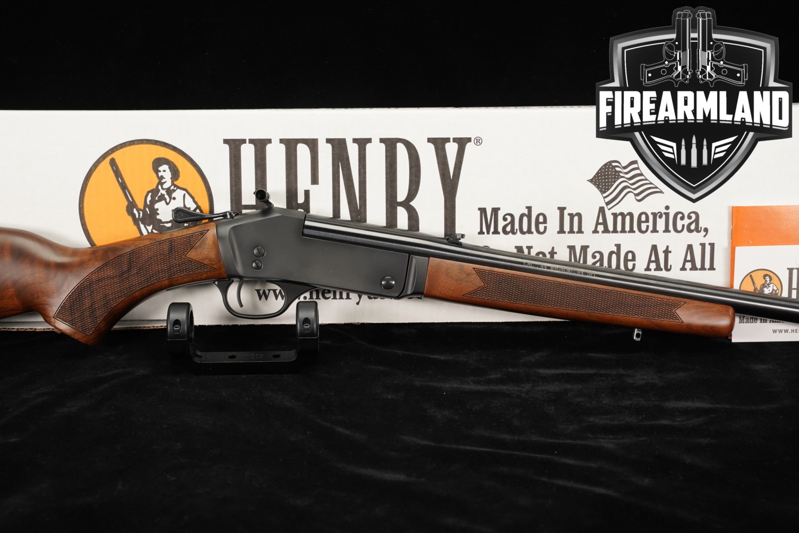 Henry H015-44 Rem Mag 22" Blued & Walnut H01544 +ORIG BOX-img-0