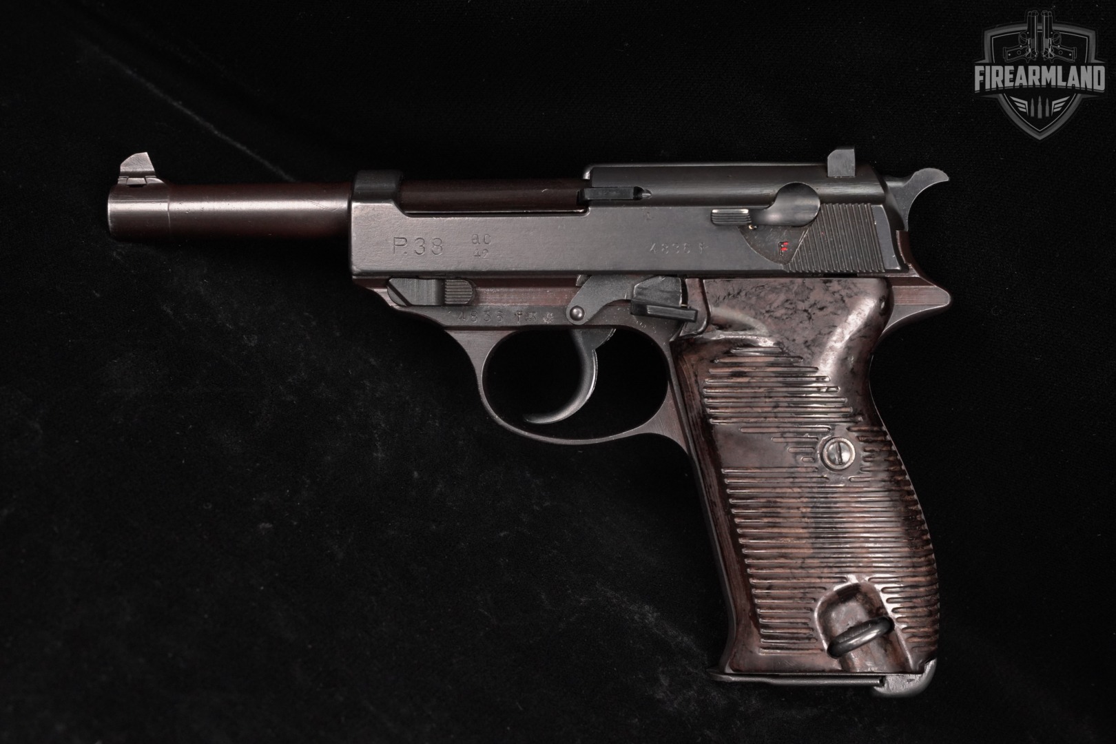 ALL MATCHING 1942 Carl Walther Waffenfabrik P.38 Ac 42 9mm P38 P 38 DA/SA-img-2